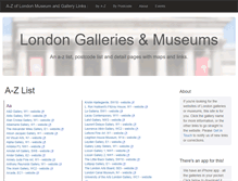 Tablet Screenshot of london-galleries.co.uk